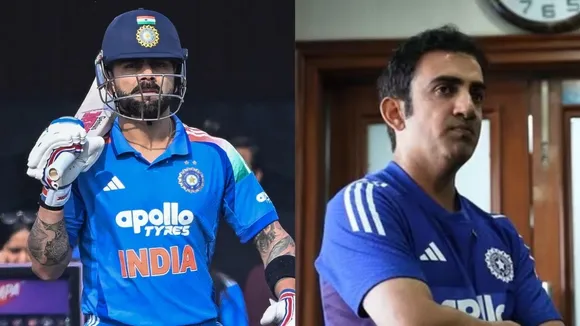 IND vs SA virat kohli gautam gambhir hug picture viral on social media after scoring century