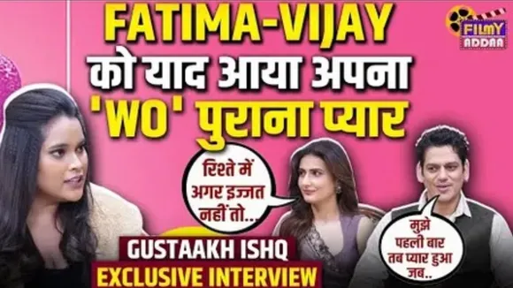 Vijay Varma Fatima Sana Shaikh talks Filmyaddaa tells about Gustaakh Ishq and their love life