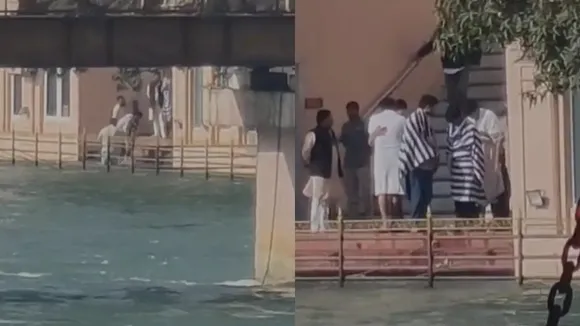 Sunny Deol and Bobby Deol immersed Dharmendra ashes in Ganges