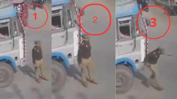 viral video police hardoi