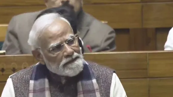 PM Modi key quotes Sacred War Cry Vande Mataram in Parliament