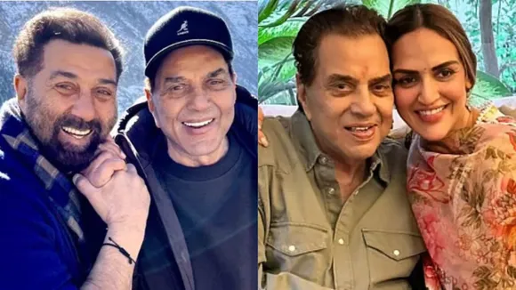 Sunny Deol-Dharmendra-Esha