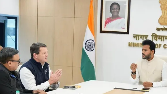 Indigo CEO Pieter Elbers Meets MoCA Ram Mohan Naidu amid  Airlines Crisis