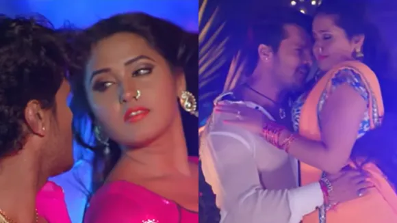 Khesari Lal Yadav Kajal Raghwani song sarson ke saagiya get hit on social media