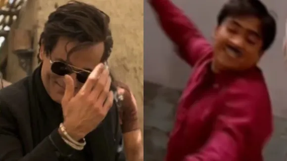 dhurandhar actor Akshaye Khanna dance copy Dilip Joshi Jethalal signature step