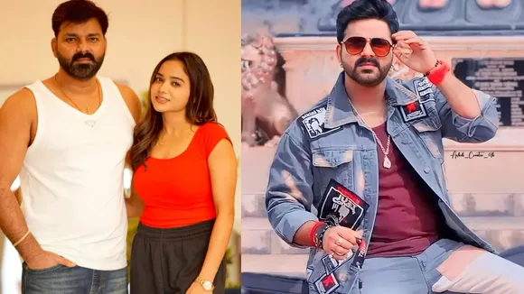 Pawan Singh with Manisha Rani