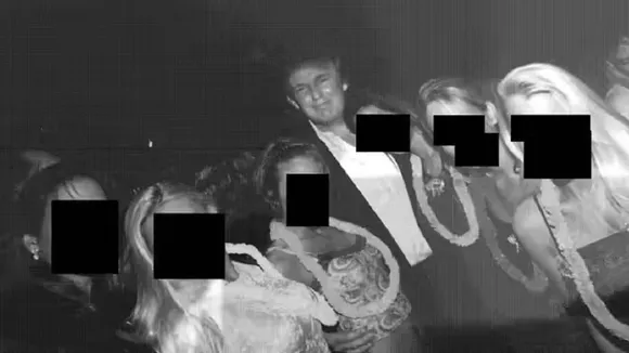 donald trump Bill Clinton and Bill Gates with Jeffrey Epstein