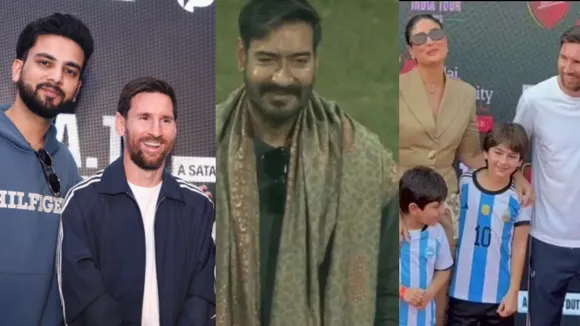 ajay Devgan kareena Kapoor elvish Yadav tiger shroff meet with lionel messi