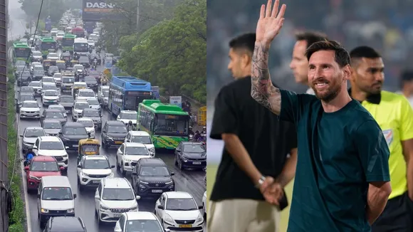 Lionel Messi Delhi Event Traffic Advisory