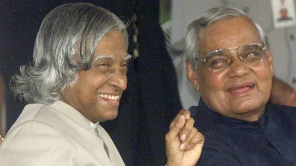 Atal Bihari Vajpayee and Abudl Kalam Azad