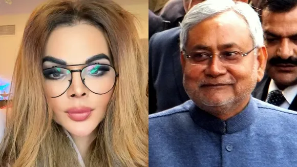 Rakhi Sawant angry on Cm Nitish kumar for pulling hijab of women