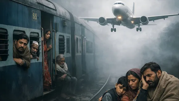 Flight-Train Update due to heavy fog in Delhi-NCR