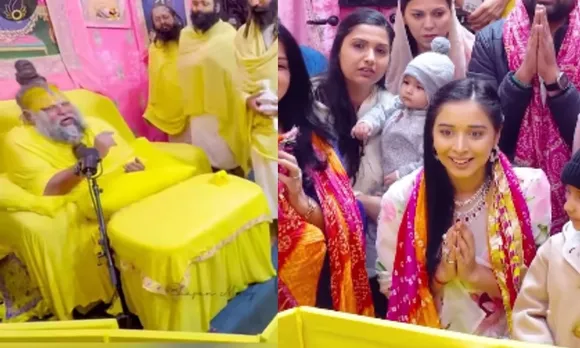 Tanya Mittal Visited Premanand Maharaj in Vrindavan