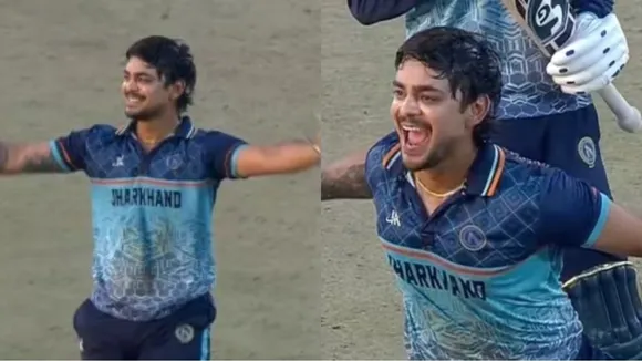 Ishan Kishan century in vijay hazare trophy 2025 against karnataka