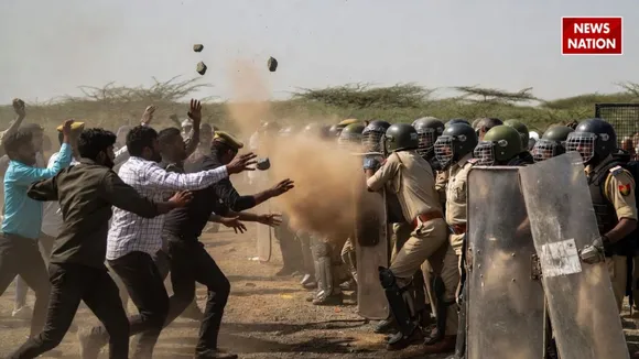Rajasthan police violent clash