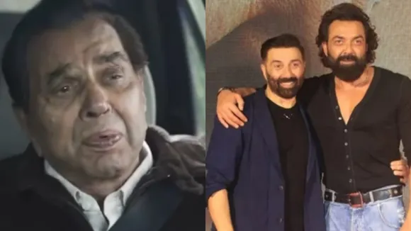 sunny bobby deol Dharmendra last Movie Ikkis special screening at mumbai