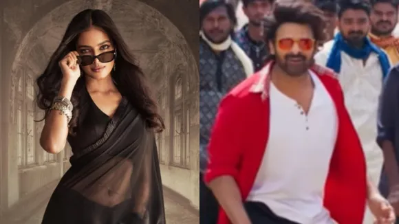 Malavika Mohanan going Entry in prabhas Raja Saab share poster