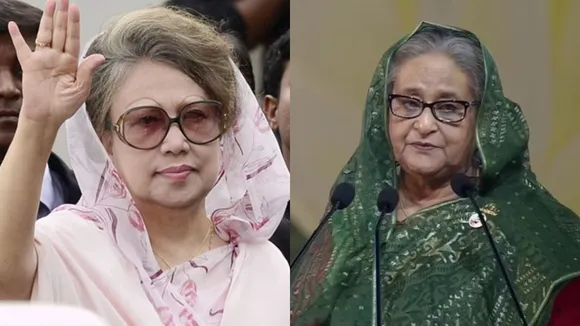 Khaleda Zia and Sheikh Hasina