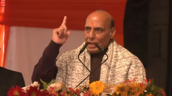 Rajnath Singh at Ram Mandi Ayodhya