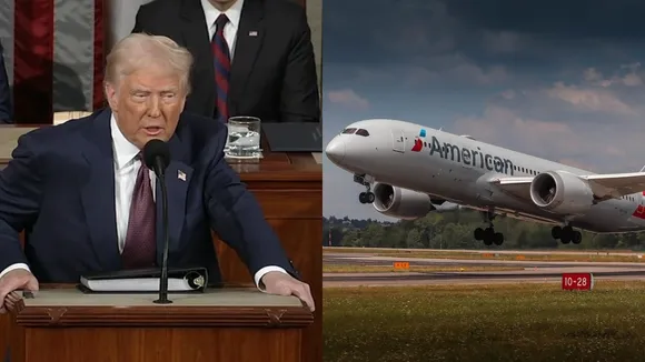 Trump US Flight
