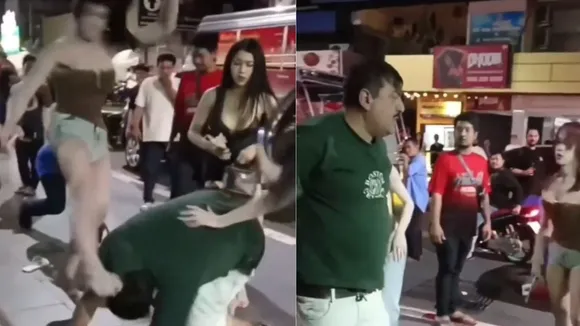 viral Indian tourist video thailand