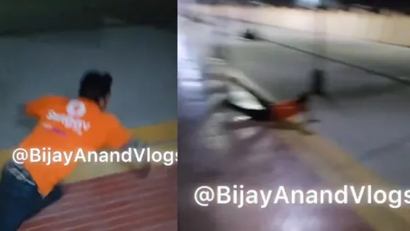 viral video of swiggy delivery boy