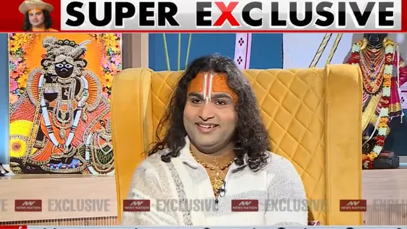 Aniruddhacharya at news nation