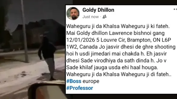 Canada Lawrence Bishnoi Gang Firing News