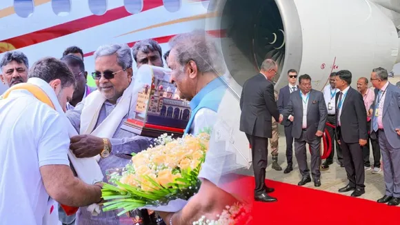 BJP Slams Karnataka CM and Deputy CM for Welcomes Rahul Gandhi instead German Chancellor