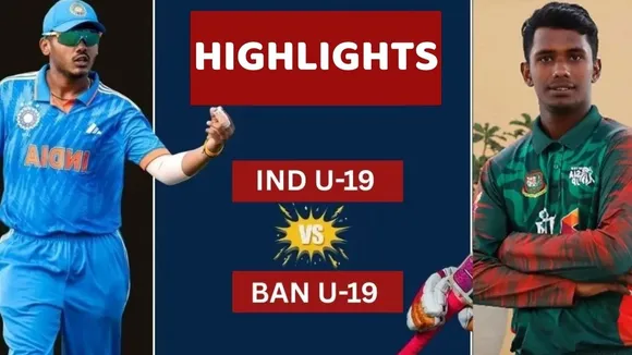 IND U19 vs BAN U19