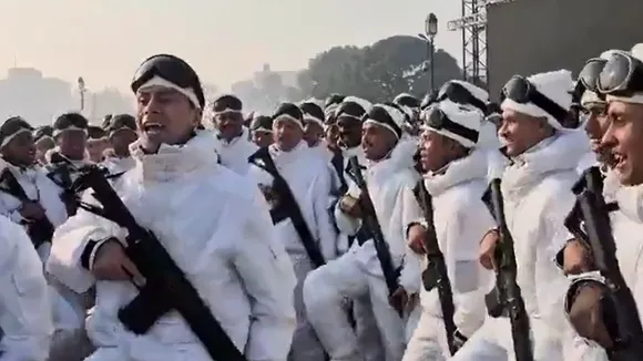 Indian Army Soldiers sings Kirish Ka Gaana at Republic Day Parade Practice