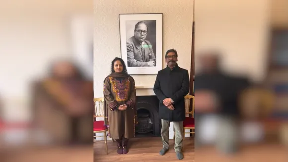 CM Hemant soren returned from dawos