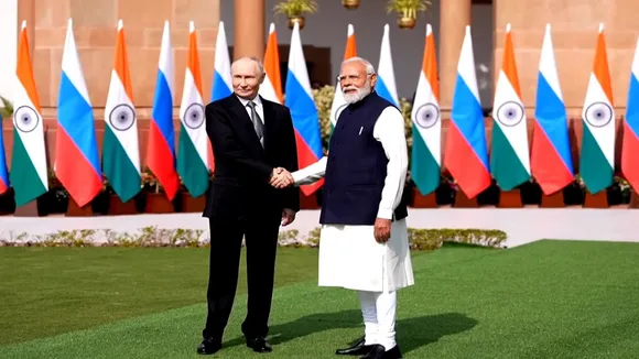PM Modi with Putin