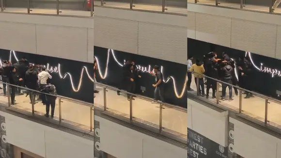 Noida Garden Galleria Mall Fight