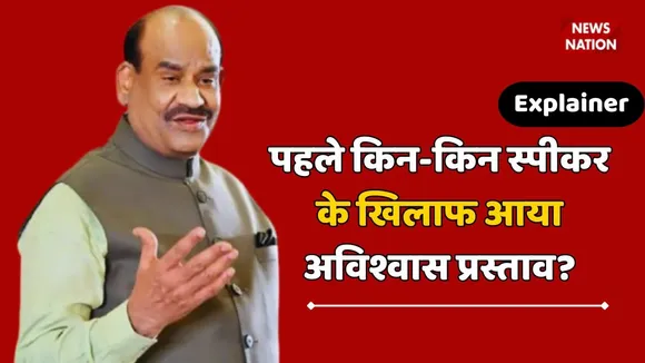 How much speaker have No Confidence Motion