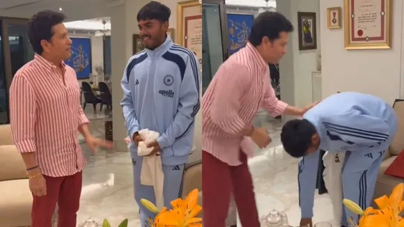 सचिन तेंदुलकर से मिले U19 वर्ल्डकप विजेता कप्तान आयुष म्हात्रे, क्रिकेट के भगवान ने दिया खास तोहफा, देखें VIDEO