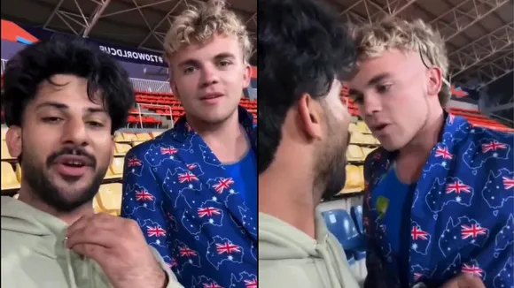 T20 World Cup 2026: कोलंबो में पाकिस्तानी ने ऑस्ट्रेलियाई फैन से की बदतमीजी, हाथा-पाई की आई नौबत, देखें वीडियो