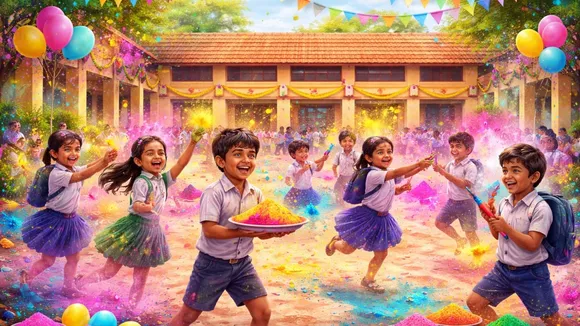 Holi School Holiday 2026