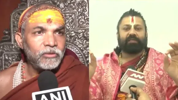 Swami Awimukteshwaranand and Ashutosh Bramhchari