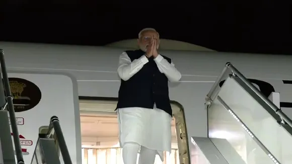 PM Modi Leaves for India
