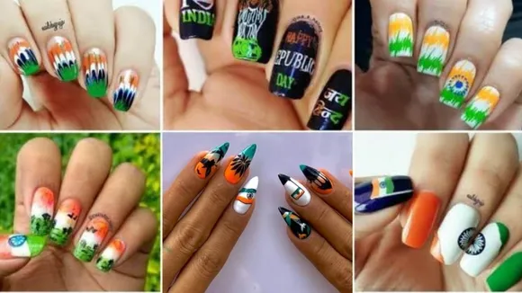 Nail Art Designs For Independence Day 