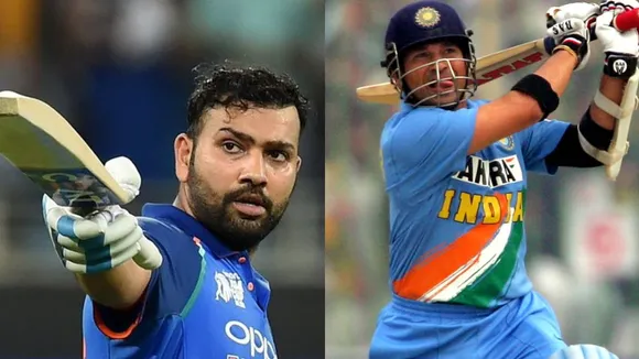 Rohit Sharma Sachin Tendulkar