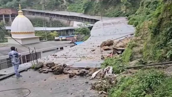Landslide in Vashno devi