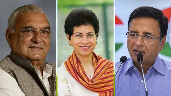 Bhupinder singh hooda and Surjewala