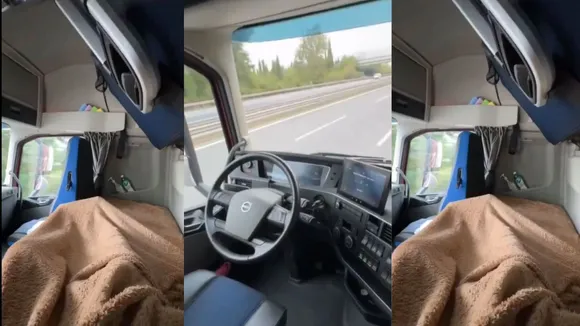 truck driver viral video
