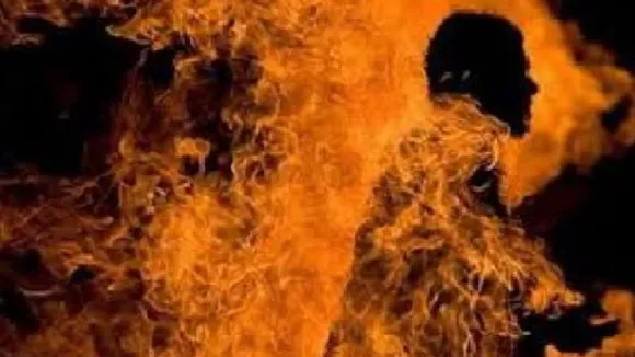 man fire
