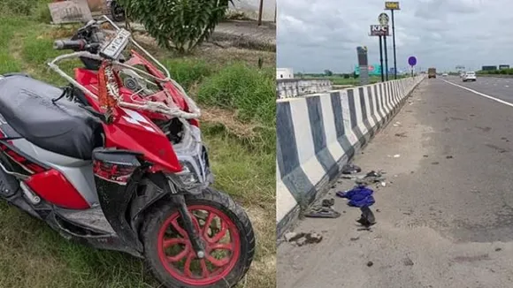 scooty accident