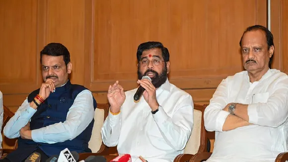 eknath and fadnavis and ajit pawar