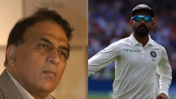 Ajinkya Rahane Sunil Gavaskar