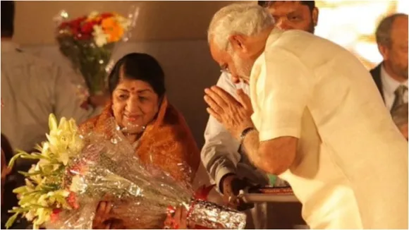 Narendra Modi Remembers Lata Mangeshkar